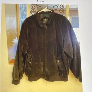 Arrow R River Brand Men's Black Suede Jacket